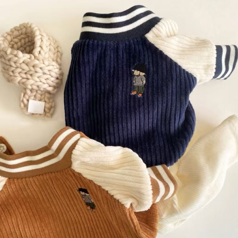 Chaqueta de Beisbol Estilo Coreano para Mascotas