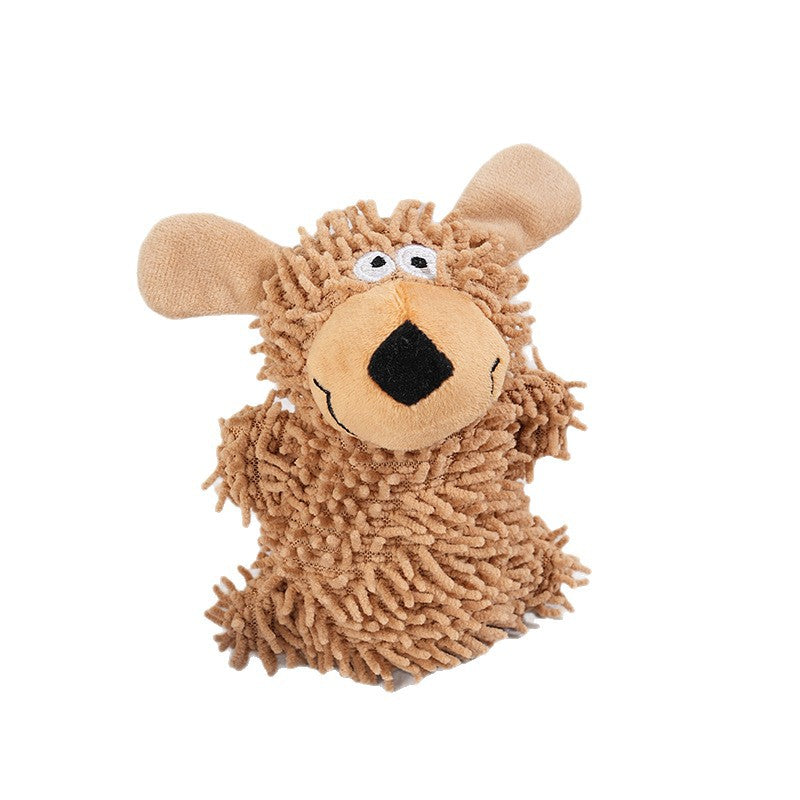 juguete de peluche para perros con sonido de dibujos animados