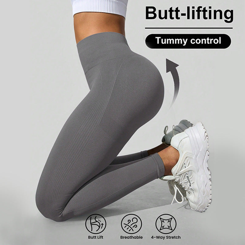 mallas de yoga de talle alto sin costuras