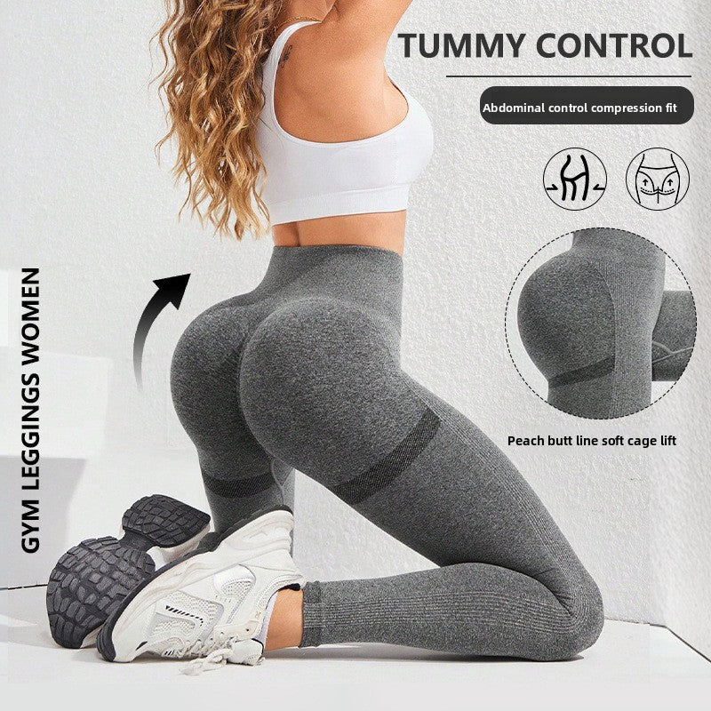mallas de yoga de talle alto sin costuras