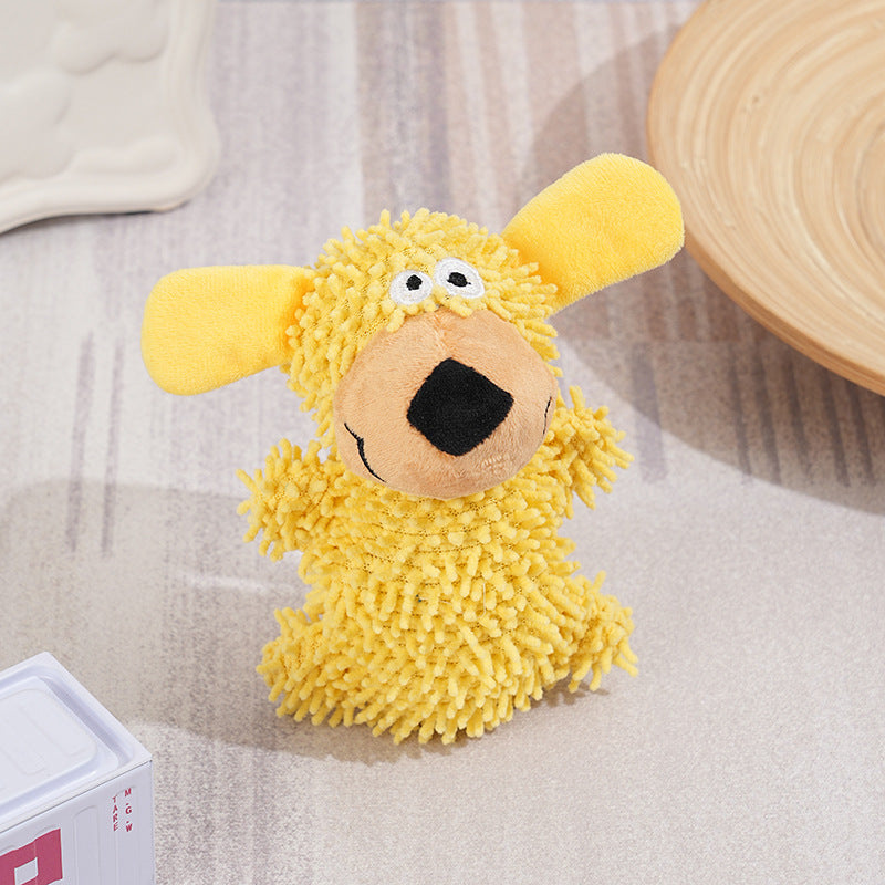 juguete de peluche para perros con sonido de dibujos animados