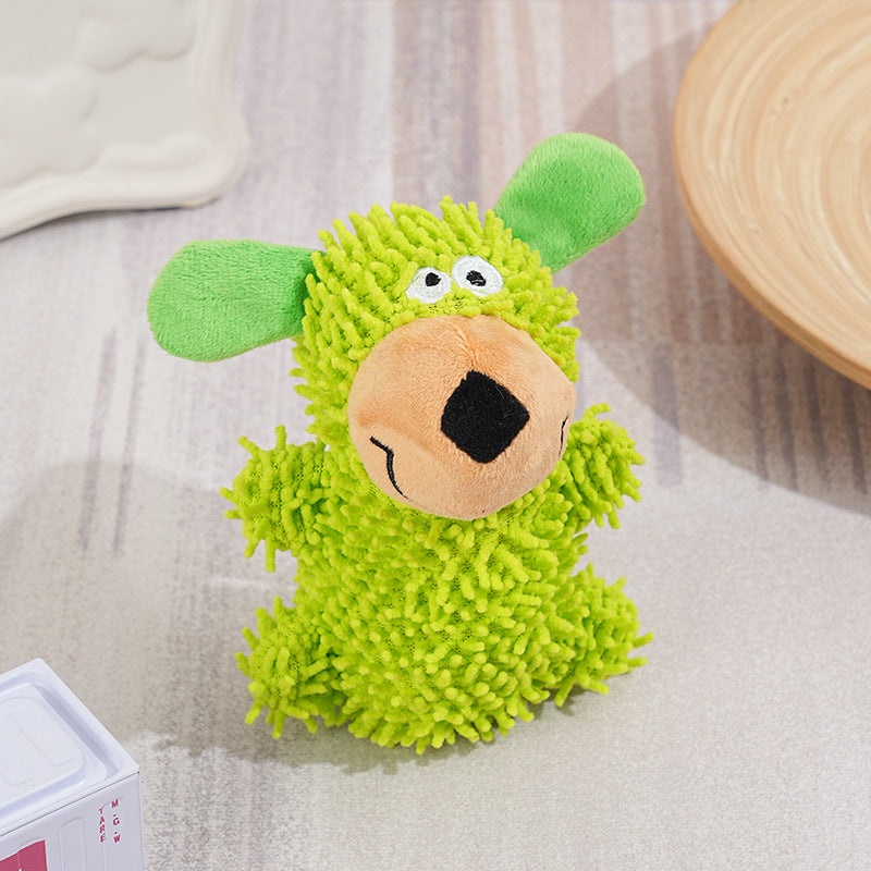 juguete de peluche para perros con sonido de dibujos animados