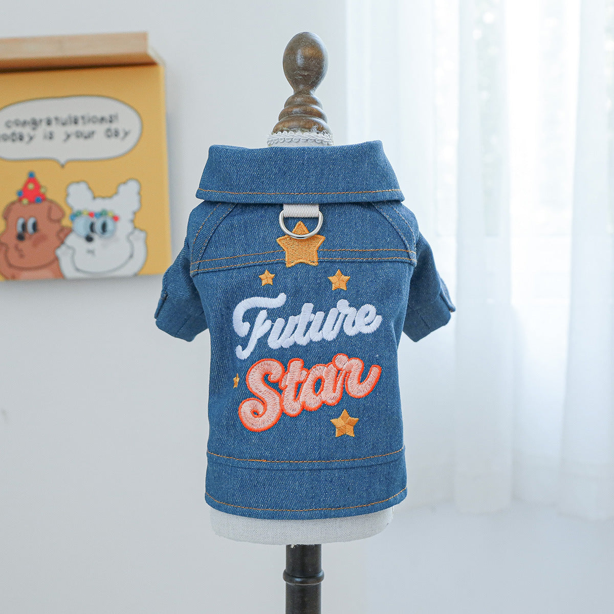 Chaqueta Vaquera de Mezclilla para Mascotas